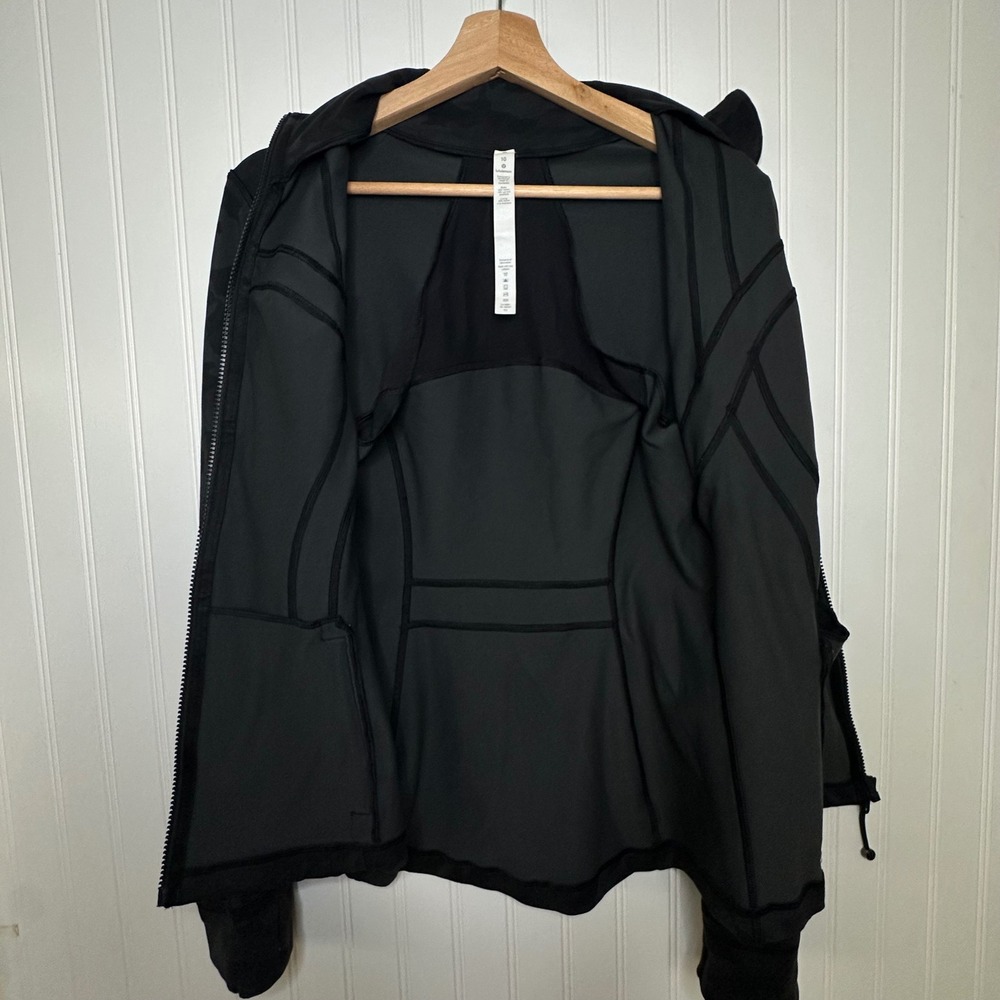 Lululemon Define Jacket Heritage 365 Camo Deep Coal Multi Gray Black Size 10 - Picture 9 of 9